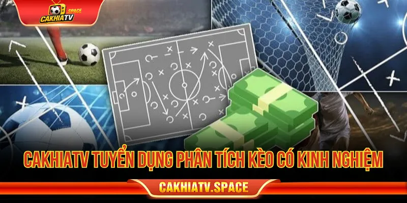 CakhiaTV Tuyển Dụng - Cơ Hội Việc Làm Nội Dung Bóng Đá CakhiaTV tuyển dụng nhân sự phân tích dữ liệu bóng đá
